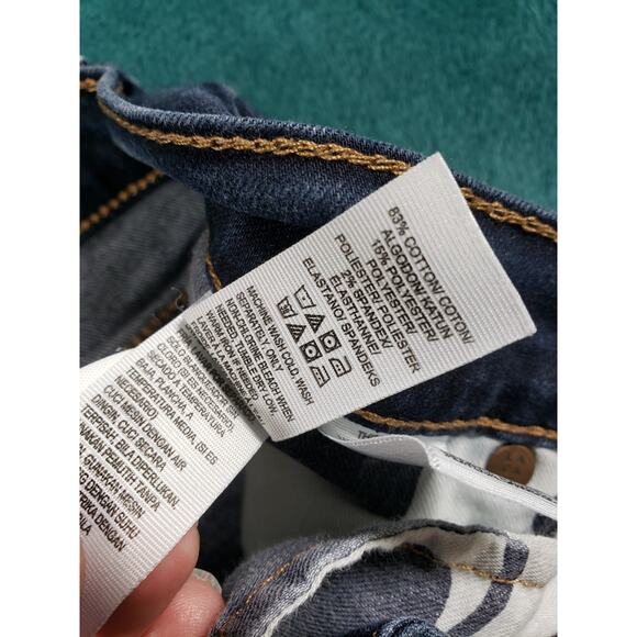 Lucky Brand Jeans Size 6 Womens Blue Stretch Pant Denim Mid Rise Brooke Straight - Picture 4 of 13